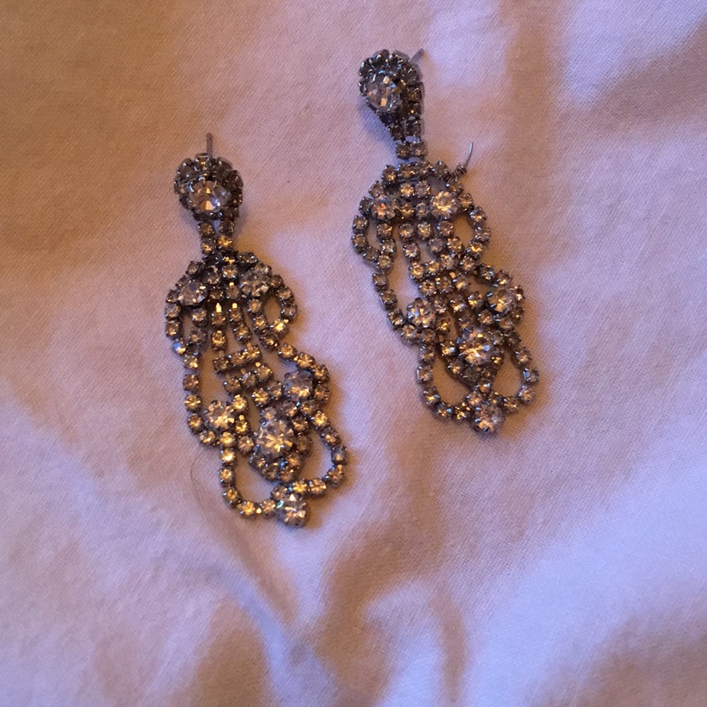 Dainty Rhinestone Earrings